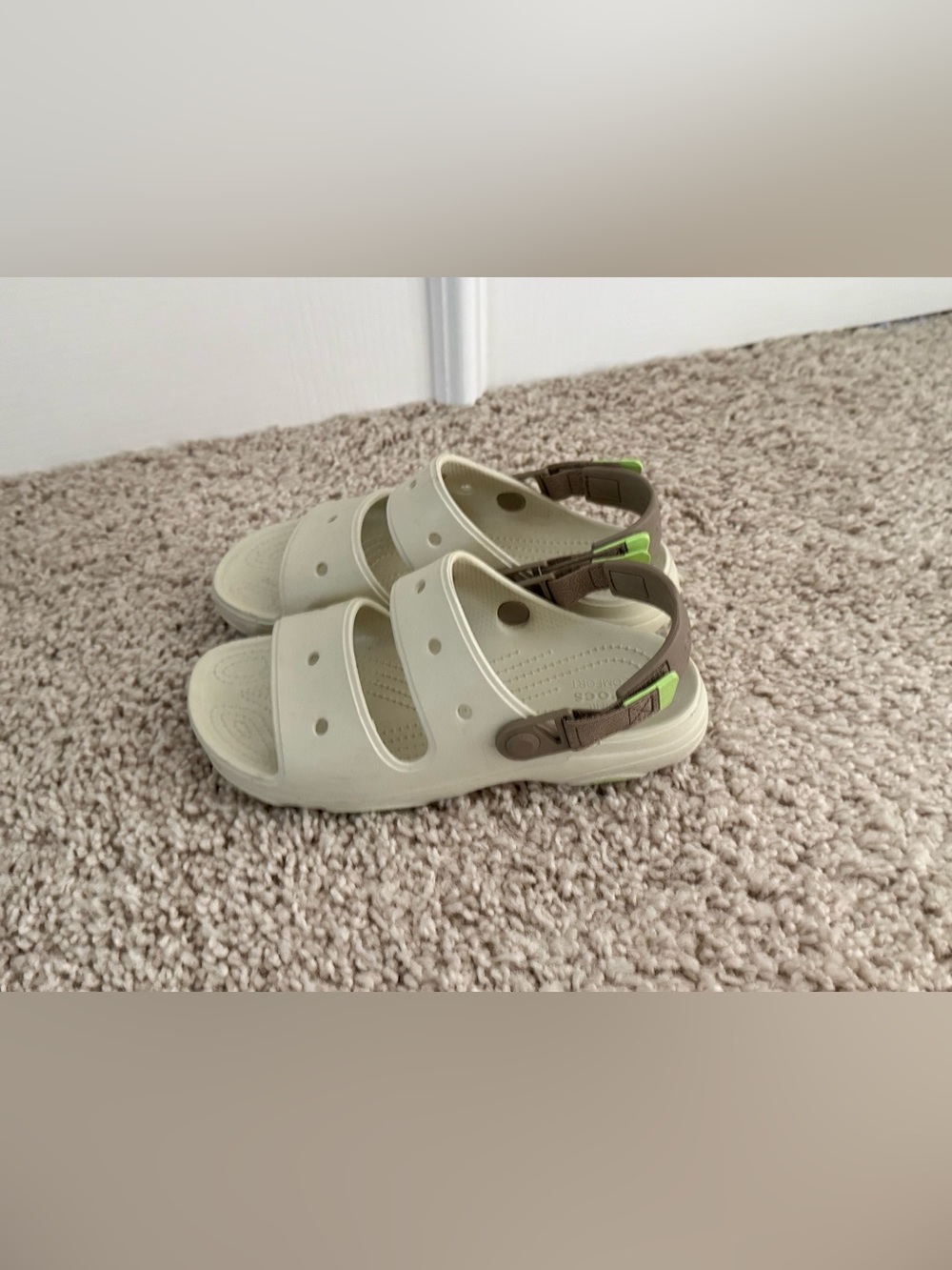 Like new Crocs Classic All-Terrain Sandals W8 M6 (Rare)